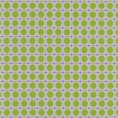 HBF Textiles Dot Grid apple green and blue Upholstery Fabric Elodie Blanchard