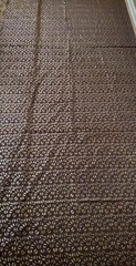 Metallic Brocade Fabric Brown Iridescent Lifted Cloque 3 1/3 Yards Feet Pattern