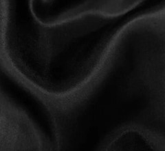 BLACK Peau De Soie Matte Satin Fabric 60” Width Sold By The Yard