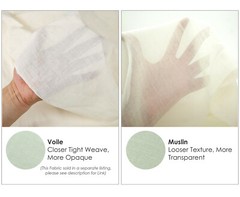 Muslin Cotton Fabric,Cheese Cloth Gauze Material,White & Ecru,130cms,Neotrims UK