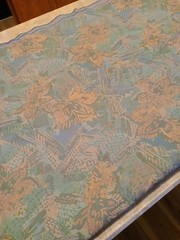 Upholstery Heavy Weight Botanical Design Fabric Earth Tones 7′ X 4′
