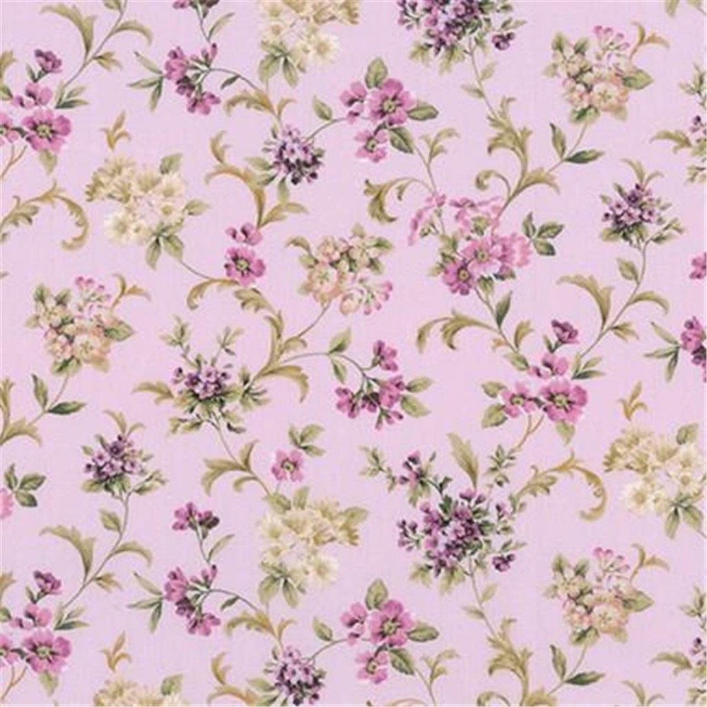 Merideth Purple Lavender Violet Plum Floral Shabby Rose Quilt Fabric 18763-6