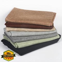 Flushbay Speaker Grill Cloth Linen Fabric Coffee 50x146cm