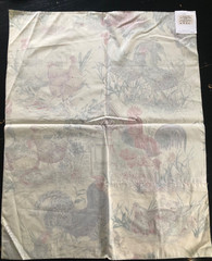 PIERRE FREY La Basse Cour in Paille 27 1/4 x 34″ Cotton Fabric Sample