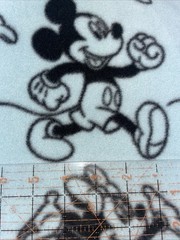 Blizzard Fleece Fabric Mickey And Minnie Mouse By The Yard