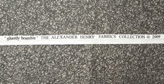 Alexander Henry Ghastly Bramble 2009 – Gray Bramble Fabric Half-Yard