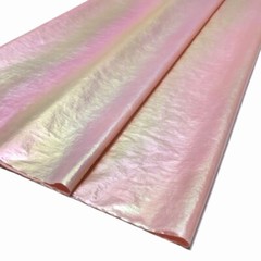 Pearlized Fabric Gradient Color Shiny Rainbow Crinkle DIY Cloth for Puffer Dress
