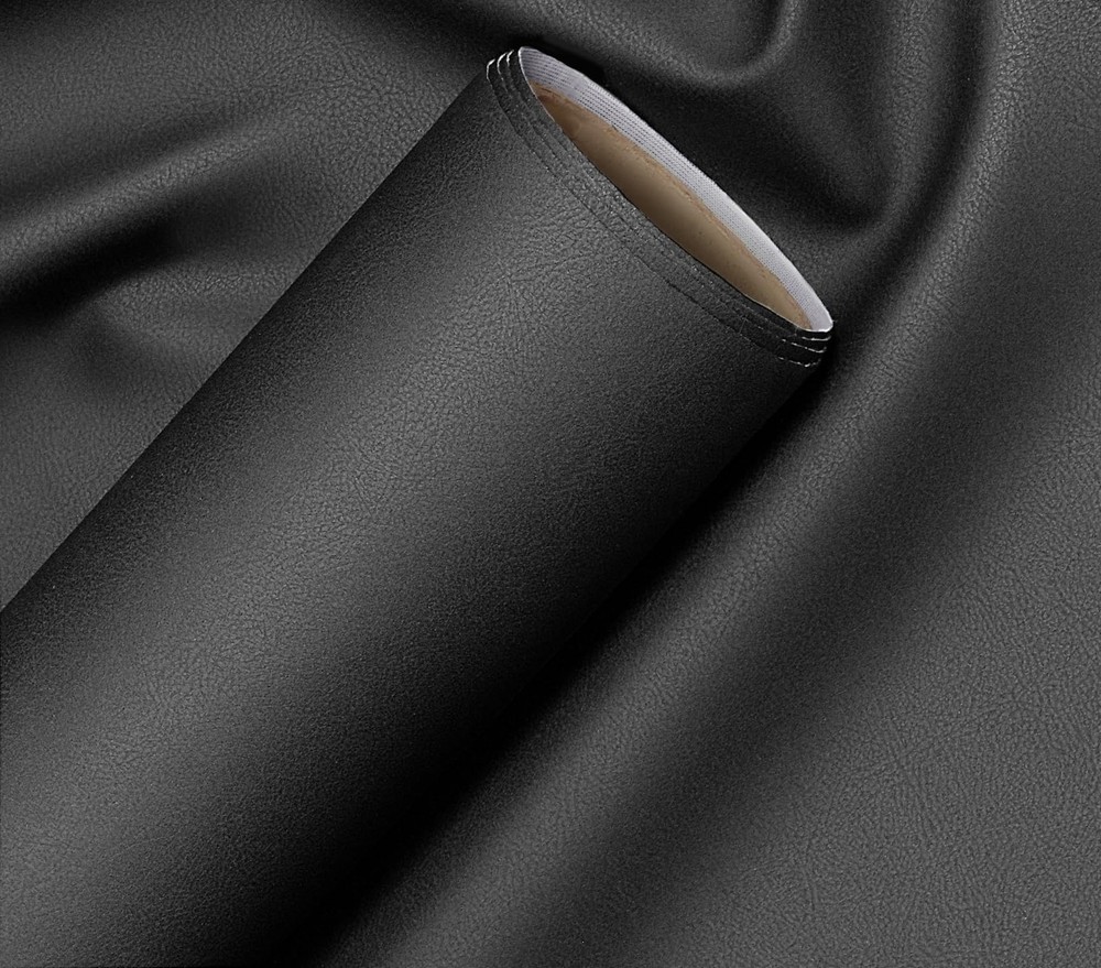 VViViD Bycast65 Black Matte Buffed Full-Grain Faux Leather 50ft x 54″,