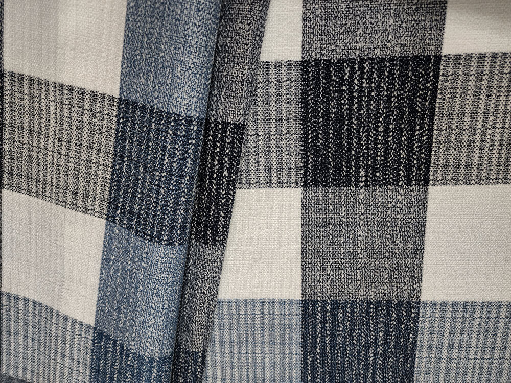 3″x6″ Samples – Solution Dyed Washable Bleach Safe Plaid – 3 Colorways