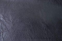 Thick 1 Yard Faux Leather Fabric – Soft Skin Grain PU – 54″ x 36″ – Black