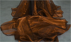 Bronze Organza Fabric, 10 Yards Continuous, 45” Wide, Wedding Party Decoration I
