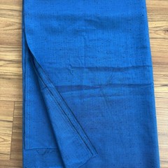 Vintage Blue Slub Apparel Fabric Textured Woven 1 yard + 12″ L x 66″ W