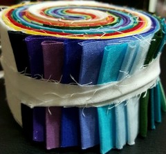 Lot of 25-2″ SOLID colors, strips, jelly roll, quilt, cotton fabric-grab bag