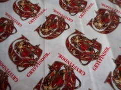 Brand New Gryffindor 100% Cotton by the 1/2 yard 18″ x 44″