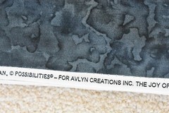 By 1/2 Yd, Marbled Blue Quilt Cotton, Avlyn/Smith & Milligan/Possibilities,P6833