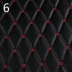 100x158cm Faux Leather Quilted PVC Fabric Car Interior Upholstery Mat