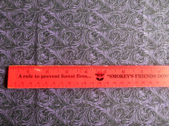 Vintage Cotton Fabric Purple Black Victorian Scroll Feathery Design 97″ x 44″