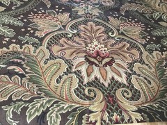 Raymond Waites For Mill Creek Fabrics Loreen Print Brown Ancient King 2 1/2 yd