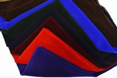 Triple Velvet Fabric by the Yard | 45″ Plush Velvet Fabric | Multiple Colors |