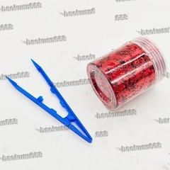 4g Red Chopped Short Cut Forging Color Plastic Pieces for Carbon Fiber DIY