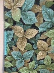 RJR Fabrics “FALL FOLIAGE” GREEN MULTI Floral Quilt COTTON FABRIC SZ32″X44″