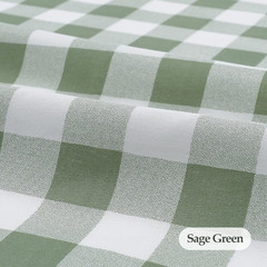 Gingham Fabric 1 Inch Sage Green Checkered 5 Yards Home Decor Sewing Craft