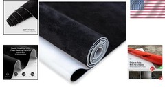 Plush Black Suede Headliner Replacement – 98″ Length