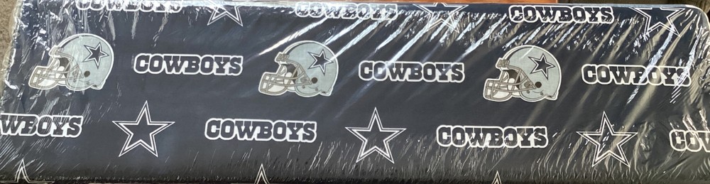 ONE FULL YARD DALLAS COWBOYS NFL FABRIC 58″ WIDE FOR DIY MASKS CRAFTS