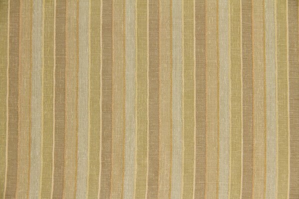 Discount Fabric SEMI-SHEER Gold Tone Stripe Drapery