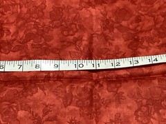 MODA “A Yuletide Blessing” Fig Tree Quilts Red Remnant Fabric 28” L By 44” W