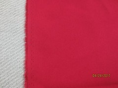 2004. DEEP RED CRANBERRY Polyester Blend Apparel & Craft Fabric-65″ x 3 1/4 Yds