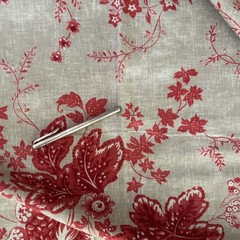 Pottery Barn Fabric 5yds X 54”Toile Linen Cotton Martine French Country Bedding