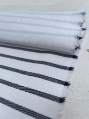 Heavy Weight Softened Cotton Fabric By The Yard 400/m2 – Upholstery Striped