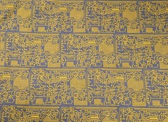 Connecting Threads Fabric Mastermind Jenni Calo 1 Yd Yellow Computer Motherboard