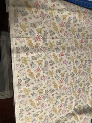 Vintage Daisy Kingdom Patty’s Paper Dolls Allover white 2 3/4 yards