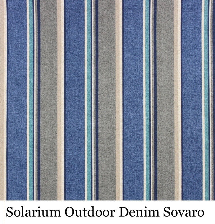 Richloom Solarium Denim Sovaro 100% Polyester Outdoor Fabric by the yard