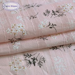 1Yard*140cm Elegant Floral Lace Embroidery Cotton Fabric Material For Shirt