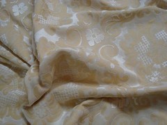 3 yds KRAVET Fabric Chenille Velvet Apathy Cornsilk Upholstery 55″ x 108″