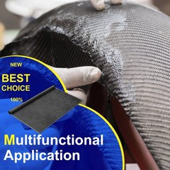 4.17ft Carbon Fiber Fabric Sheet 2×2 Twill Weave 3K 220g for Auto & Boat Repair