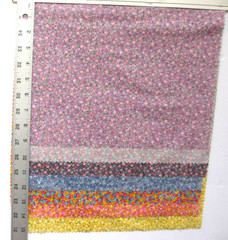 Hoffman Cotton Fabric Salesman Samples SMALL FLOWERS 7 Pieces