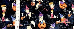 VTG Betty Boop: Halloween – Fat Eighth: 9” x 21”
