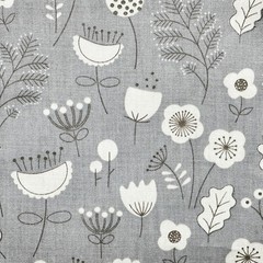 42 PCS 5×5 Inch Gray Precut Cotton Fabric Squares Charm Packs for Quilting