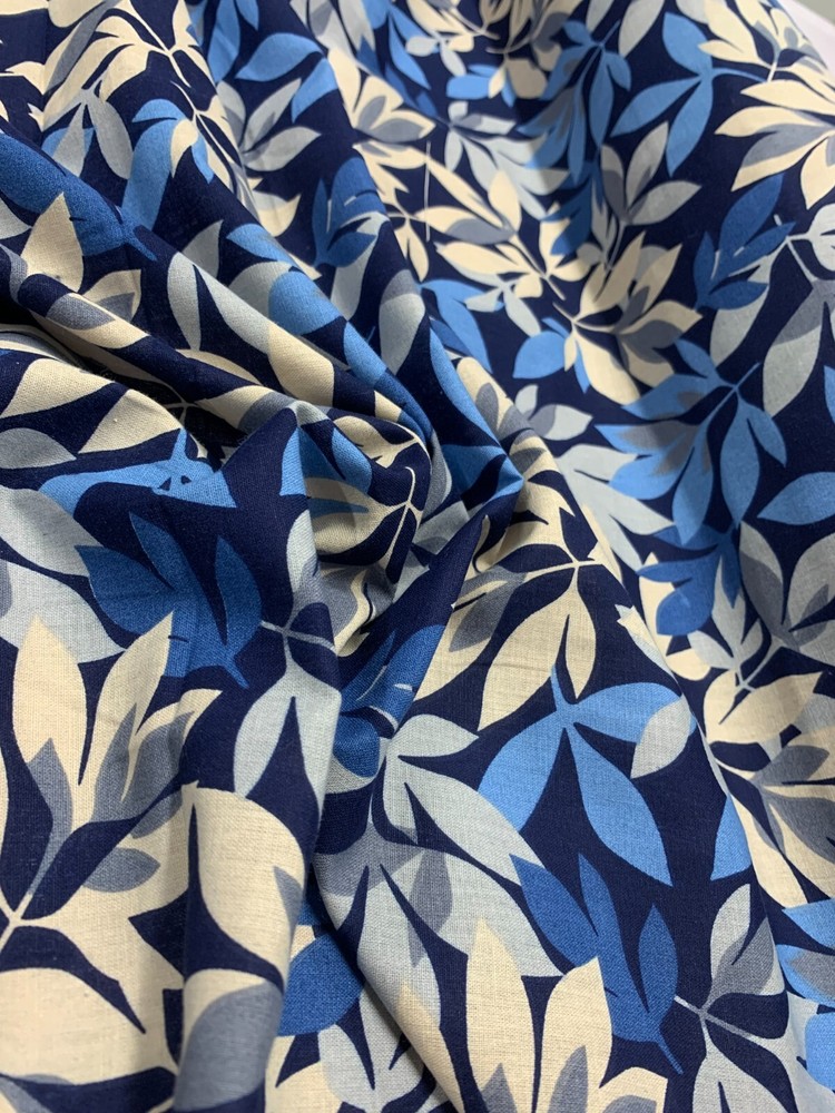 LEAFY – JAPAN DESIGN By TOKAI SENKO 100% COTTON FABRIC : 150CM WIDE : #CEC01