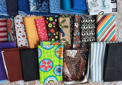 Lot of 65+ Fabric Pieces Stash Builder Fat Quarters & Larger Pieces Blues