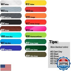 9KM DWLIFE Nylon Ripstop Fabric, White 60×393 Inch, 40D Waterproof, Lightweig