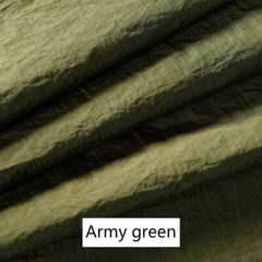70D Corrugated Nylon Waterproof Fabric DIY Down Jacket Apparel Sewing Material