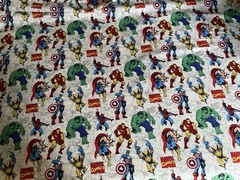 Super Hero Avengers Marvel Comics Fabric Mask Material 44”x36” 43