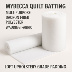 48″ Inch Wide Mybecca Bonded Dacron Upholstery Grade Polyester Batting (5 yards)
