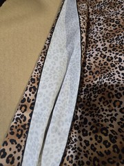 Cheetah Animal Print Scrap Fabric 84″ X 84″ Cut Tablecloth Quilting Sewing Craft