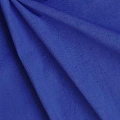 Royal Blue Cotton Linen Fabric By The Yard, 42 inches width Blue Cotton Fabric